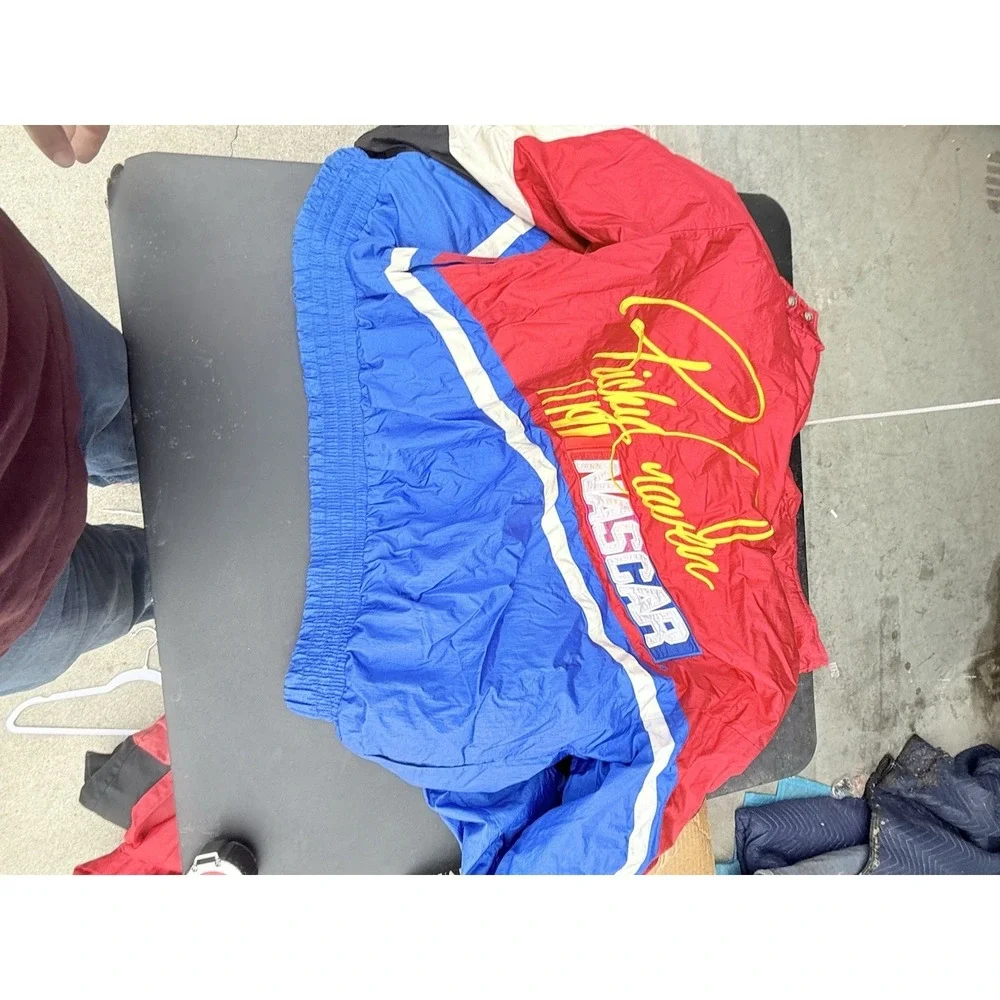 Vintage Ricky Craven Bud Racing‎ NASCAR Jacket XL Red Blue 90s Racing